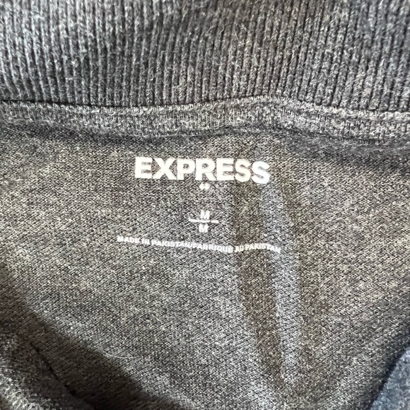 Express grey polo SZ MED - Picture 2 of 5